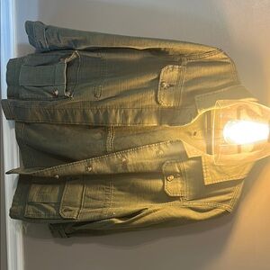 Express Olive Utility Jacket